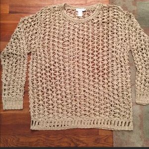 Oversized Crew Neck knitted Sweater sz M